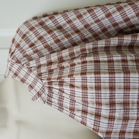NWT Plaid Top - Picture 2 of 3